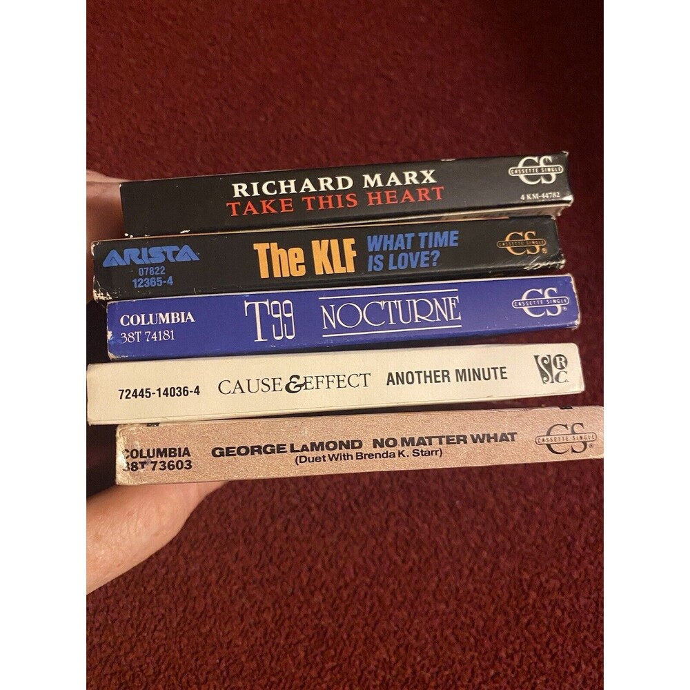 cassette tapes lot (5) The KLS Richard Marx t99 cause&effect